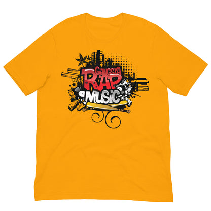 camiseta gangsta rap amarillo mostaza