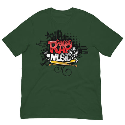 camiseta gangsta rap verde botella