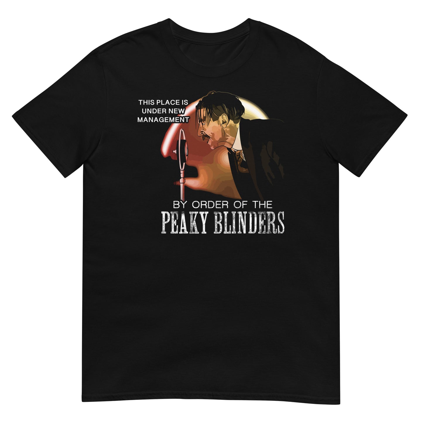 camiseta por orden de los peaky blinders arthur shelby negra