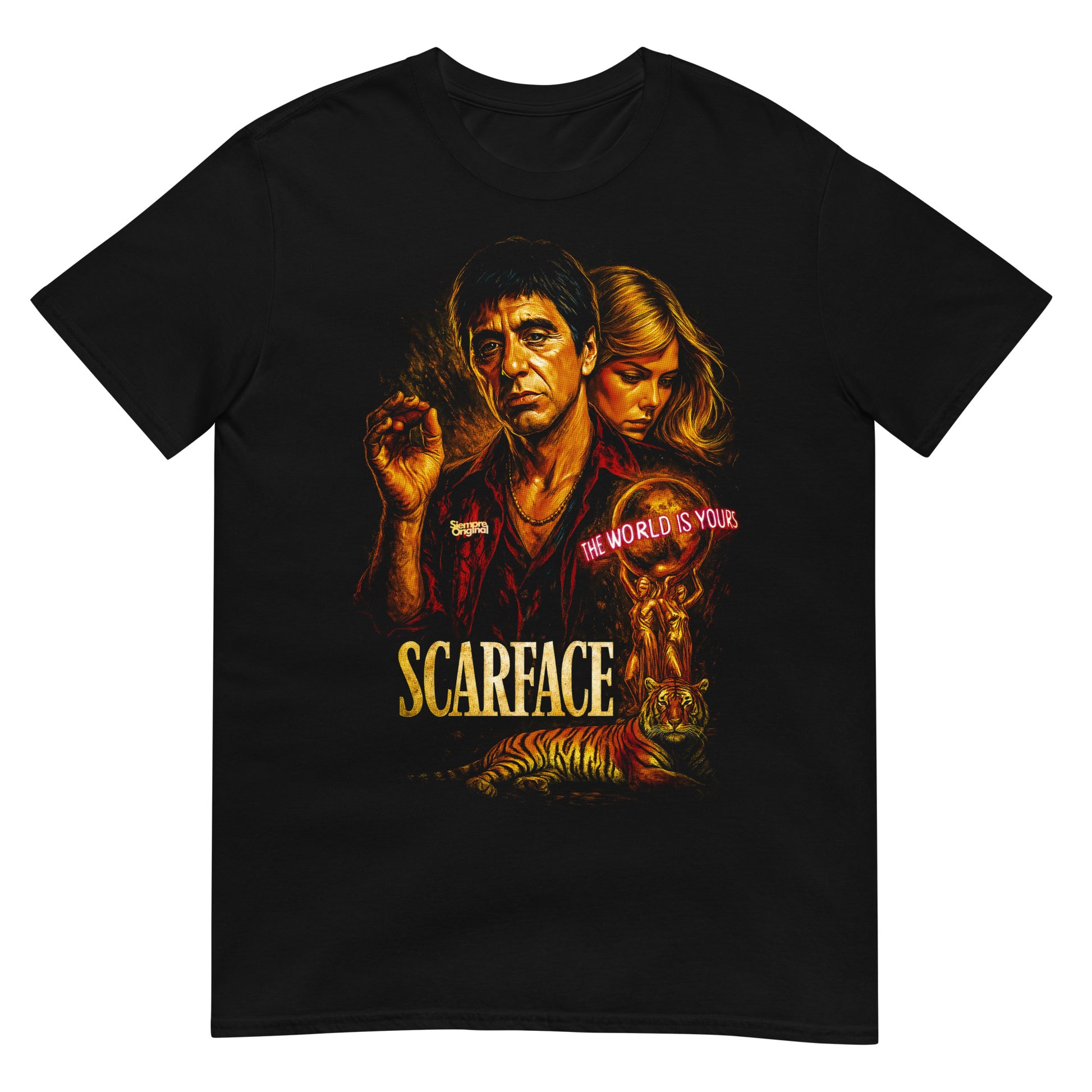 camiseta scarface tony montana negra