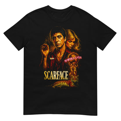 camiseta scarface tony montana negra
