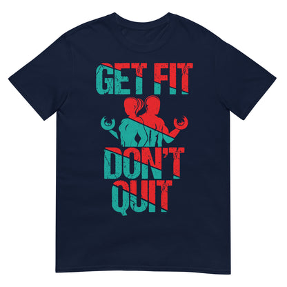 camiseta get fit dont quit fitness azul marino
