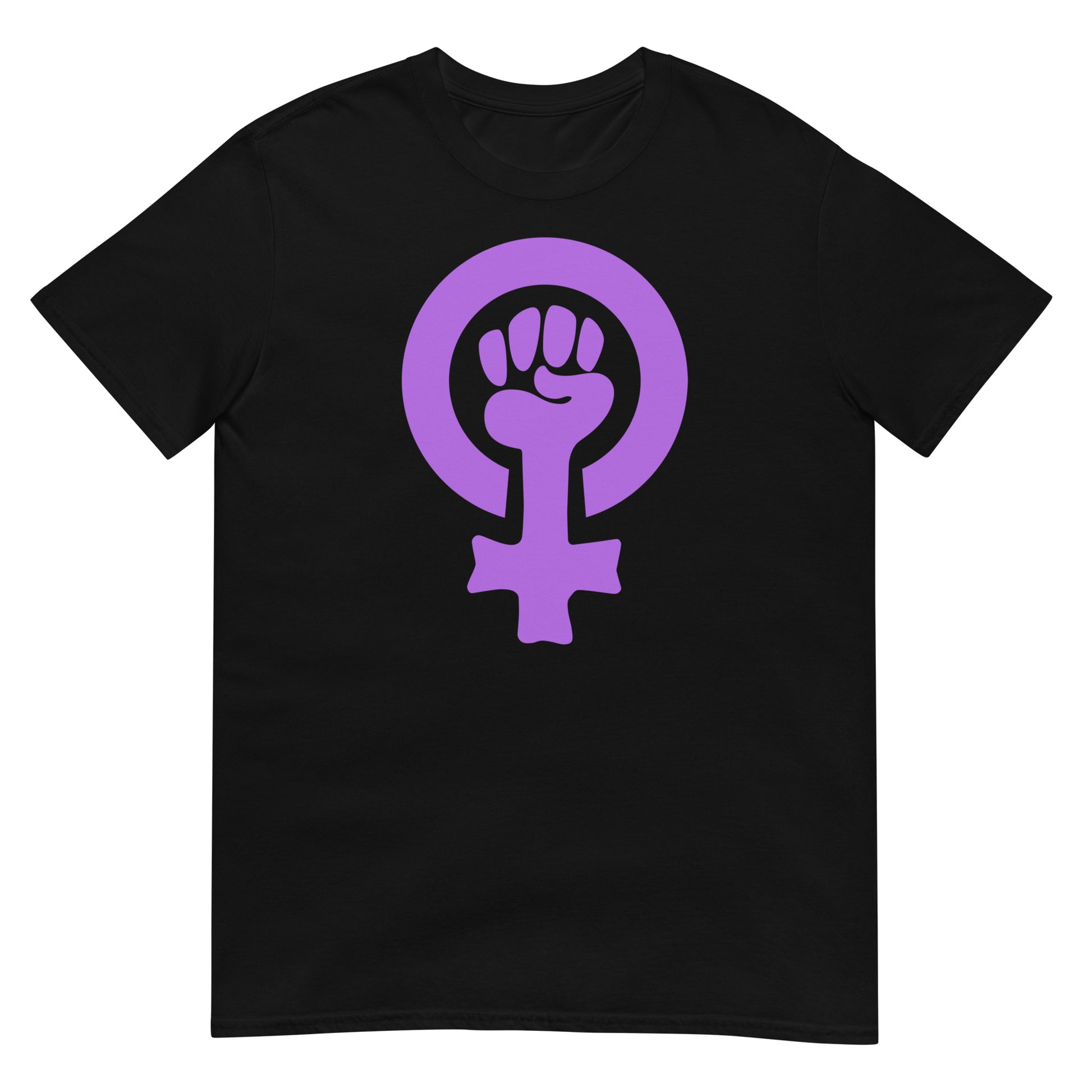 camiseta girl power simbolo feminista negra
