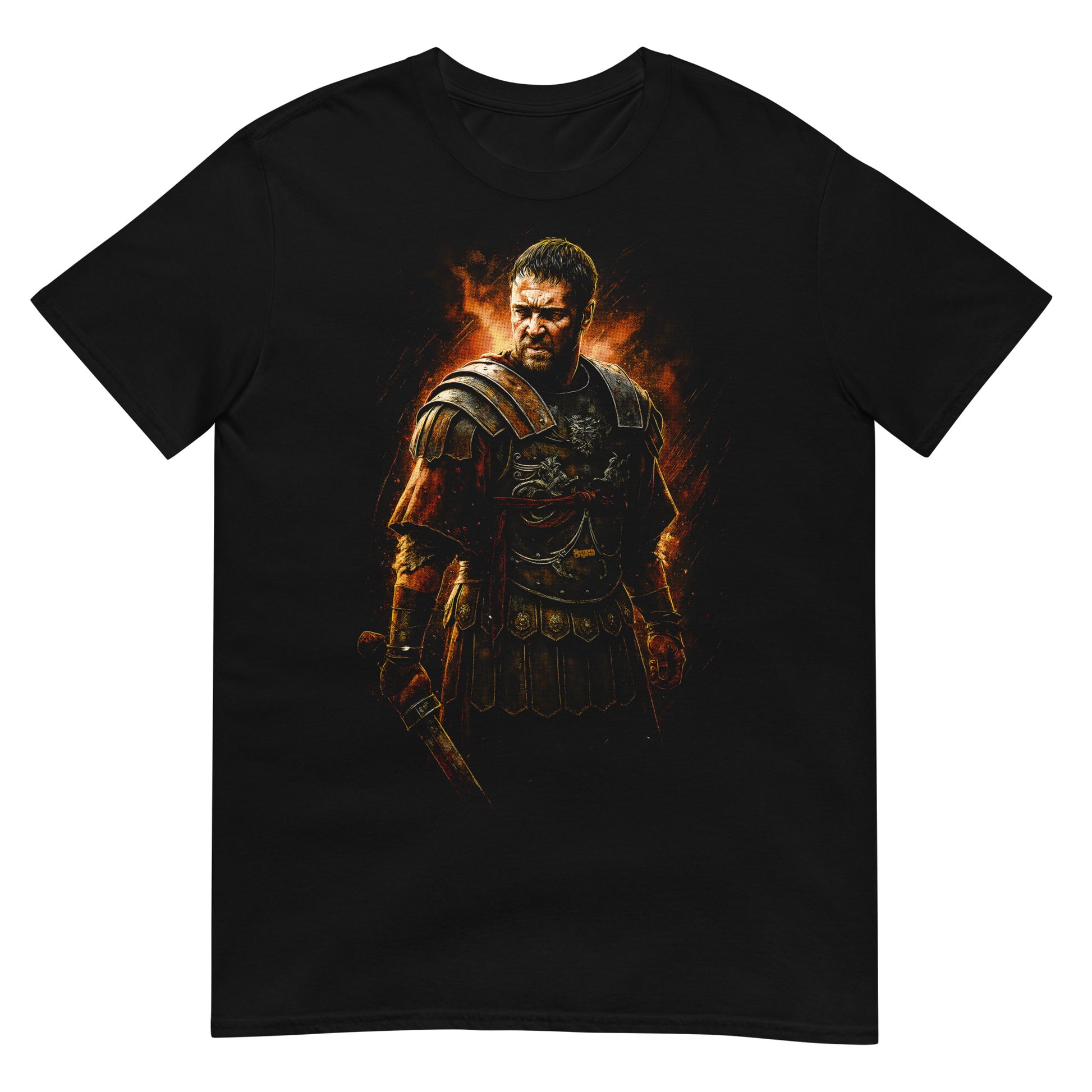 camiseta maximo gladiator negra