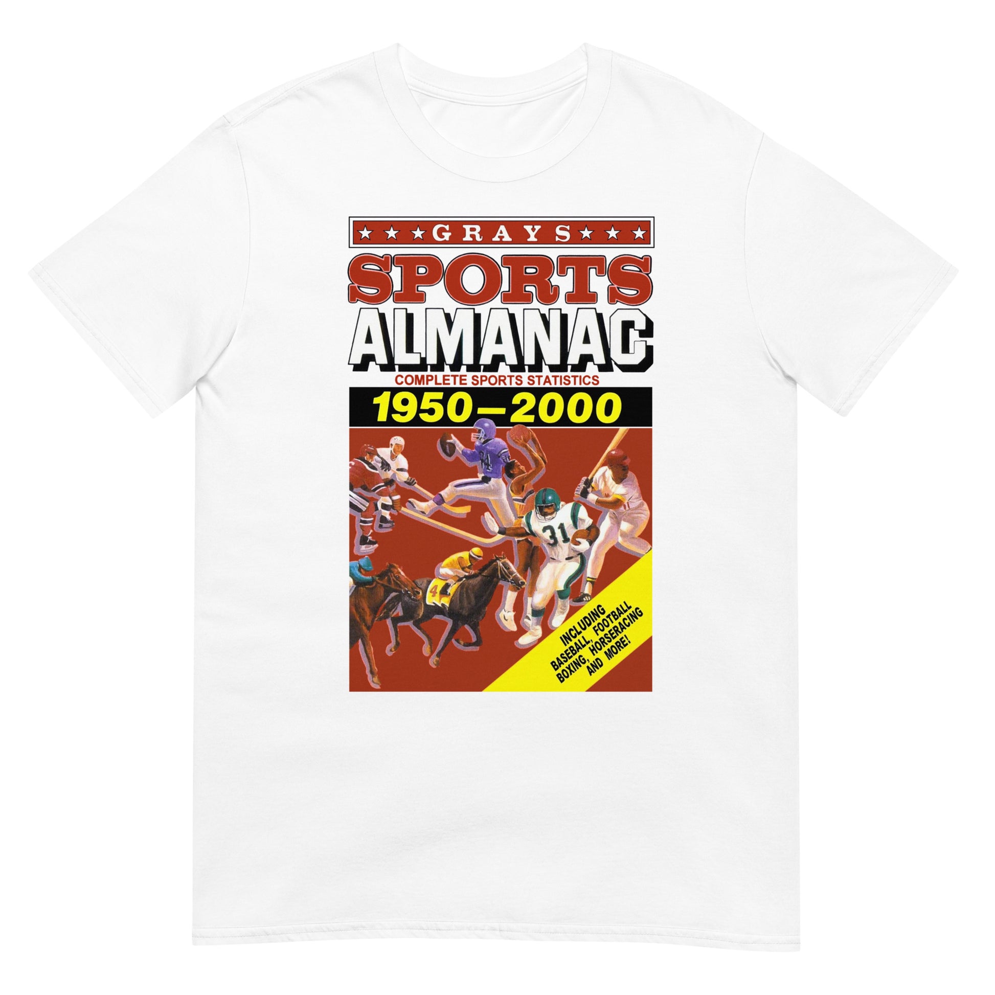 camiseta grays sports almanac regreso al futuro back to the future en color blanco