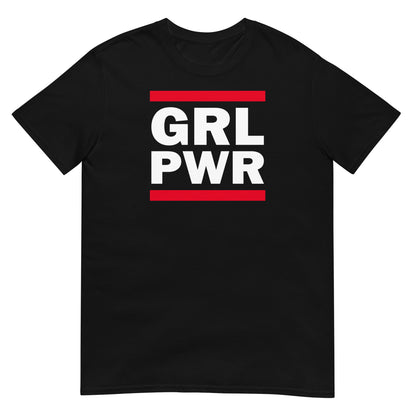 camiseta girl power minimalista negra