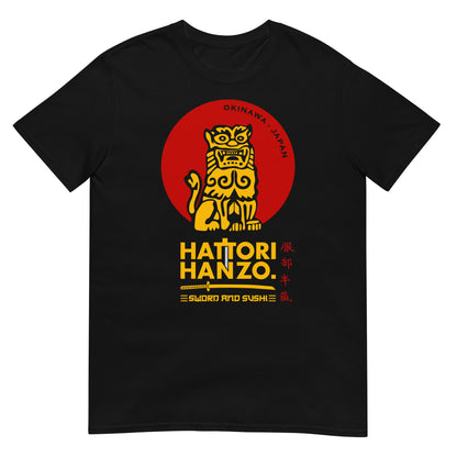 camiseta hattori hanzo japon kill bill negra