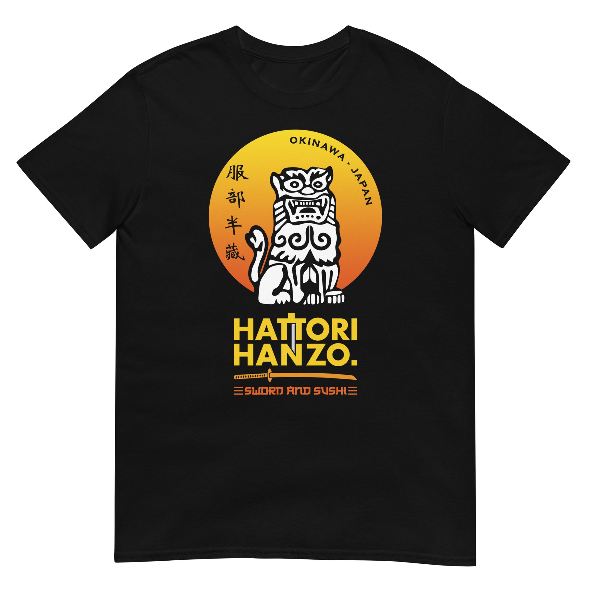 camiseta hattori hanzo kill bill negra