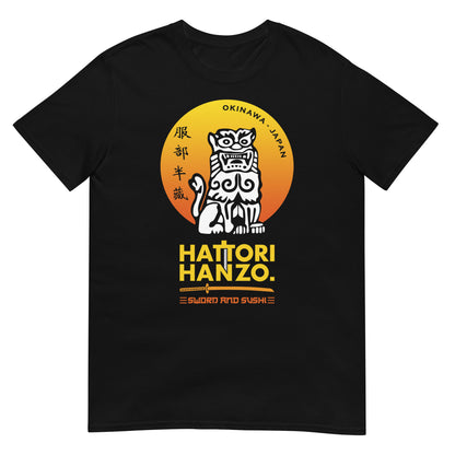 camiseta hattori hanzo kill bill negra