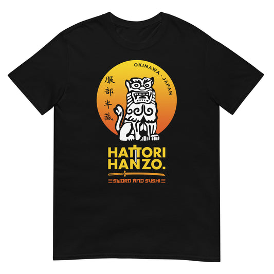 camiseta hattori hanzo kill bill negra