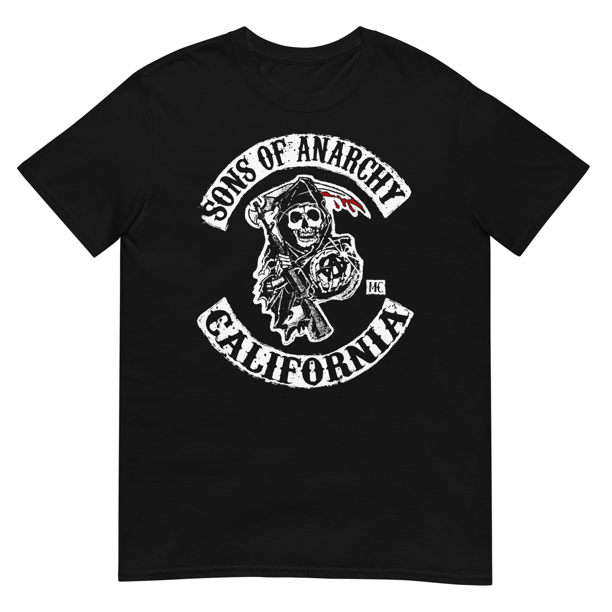 camiseta hijos de la anarquia sons of anarchy negra