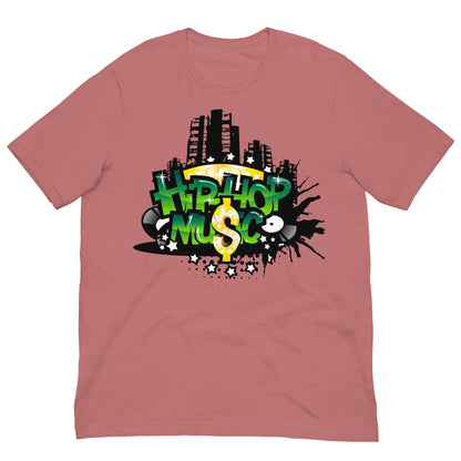 camiseta hip hop malva