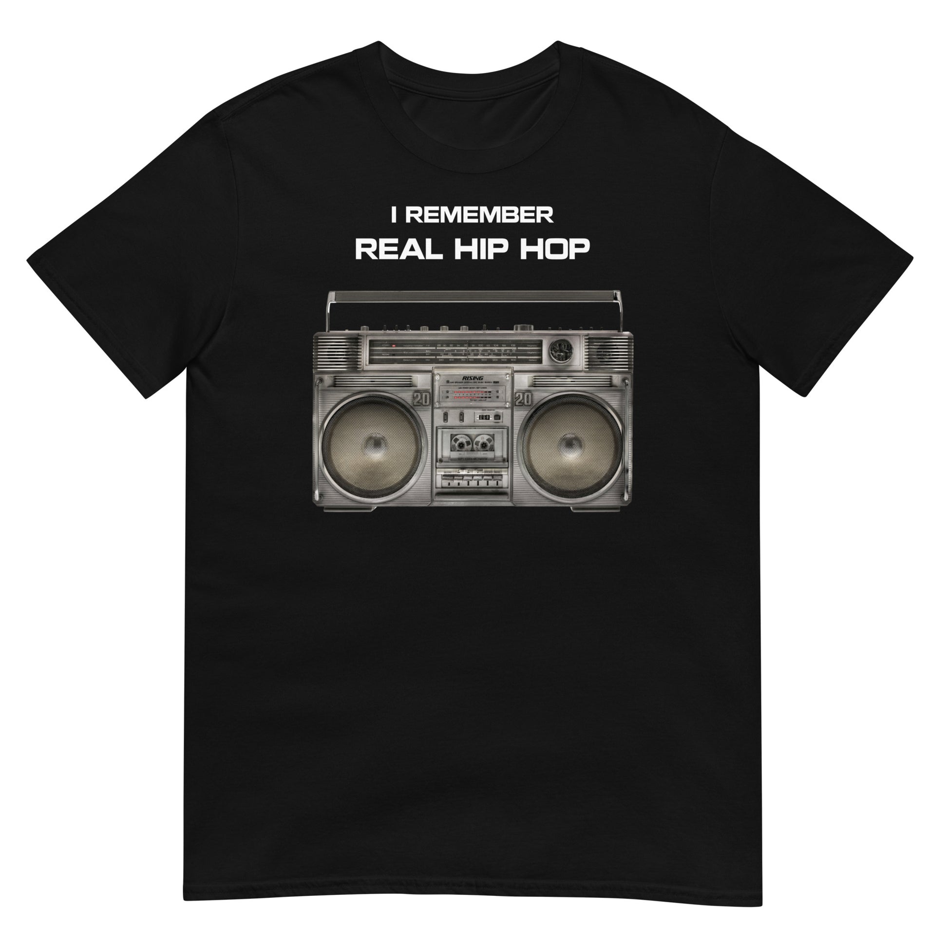 camiseta hip hop old school negra
