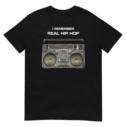 camiseta hip hop old school negra