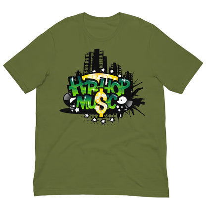 camiseta hip hop verde oliva
