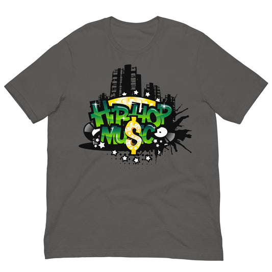 camiseta hip hop gris