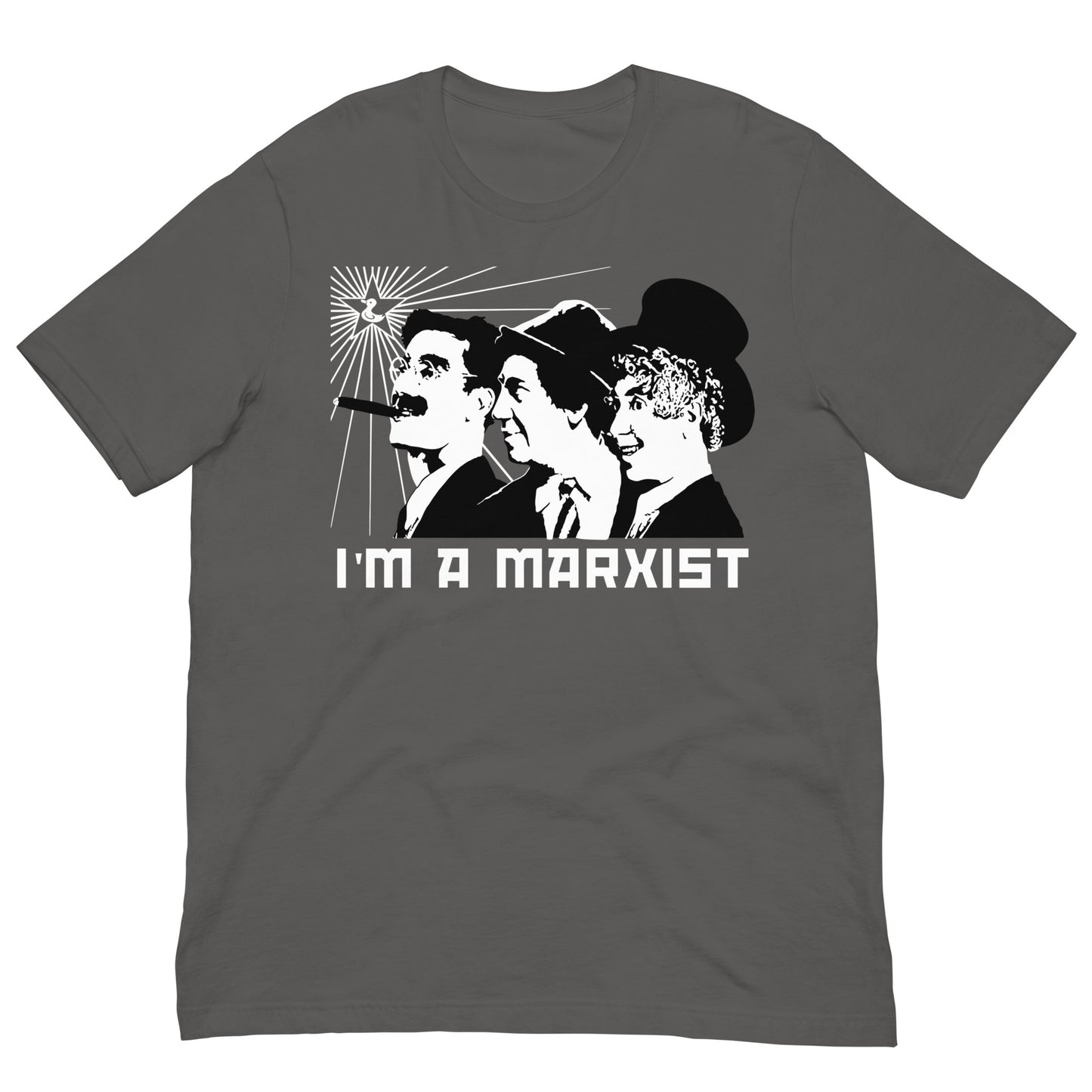 camiseta im a marxist gris