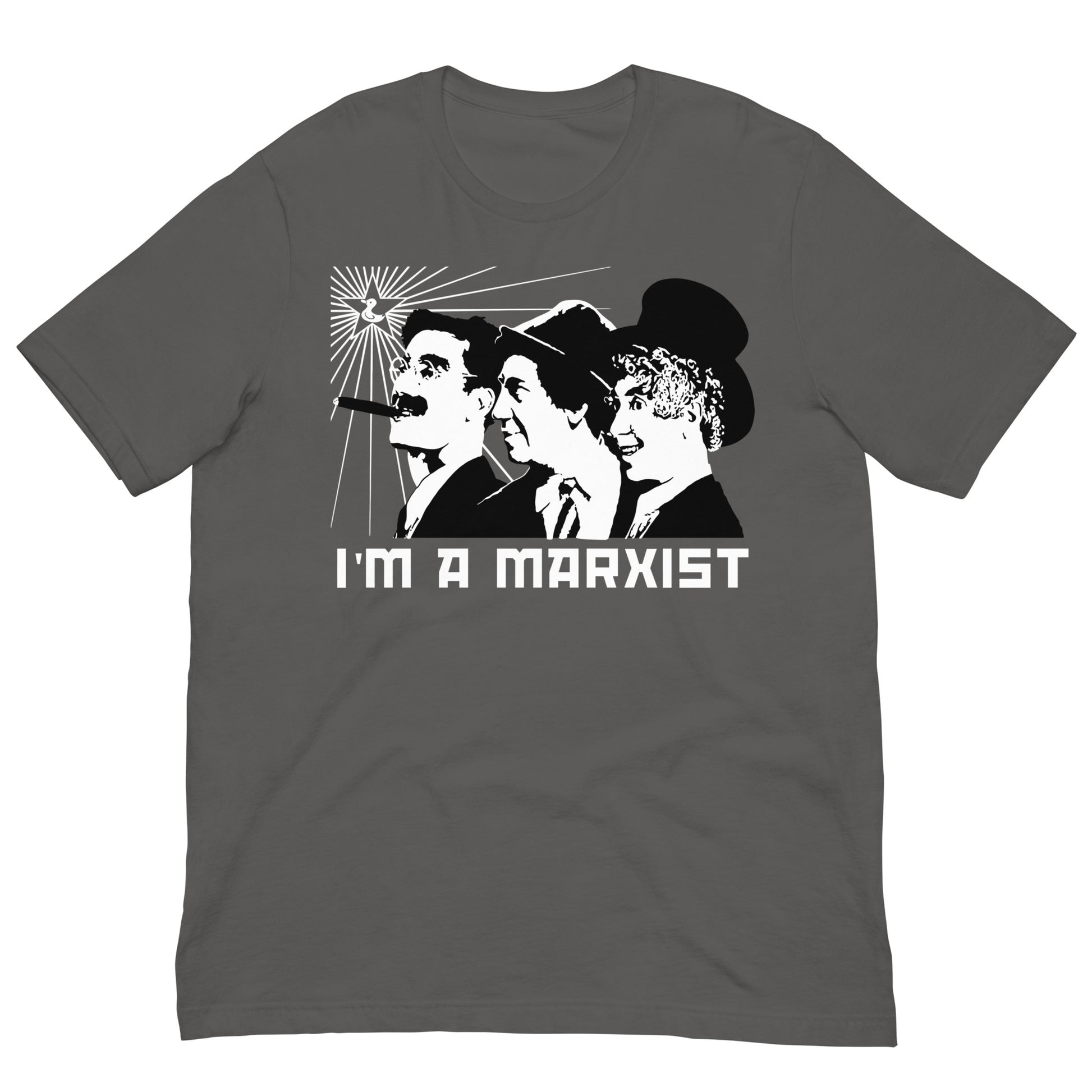 camiseta im a marxist gris