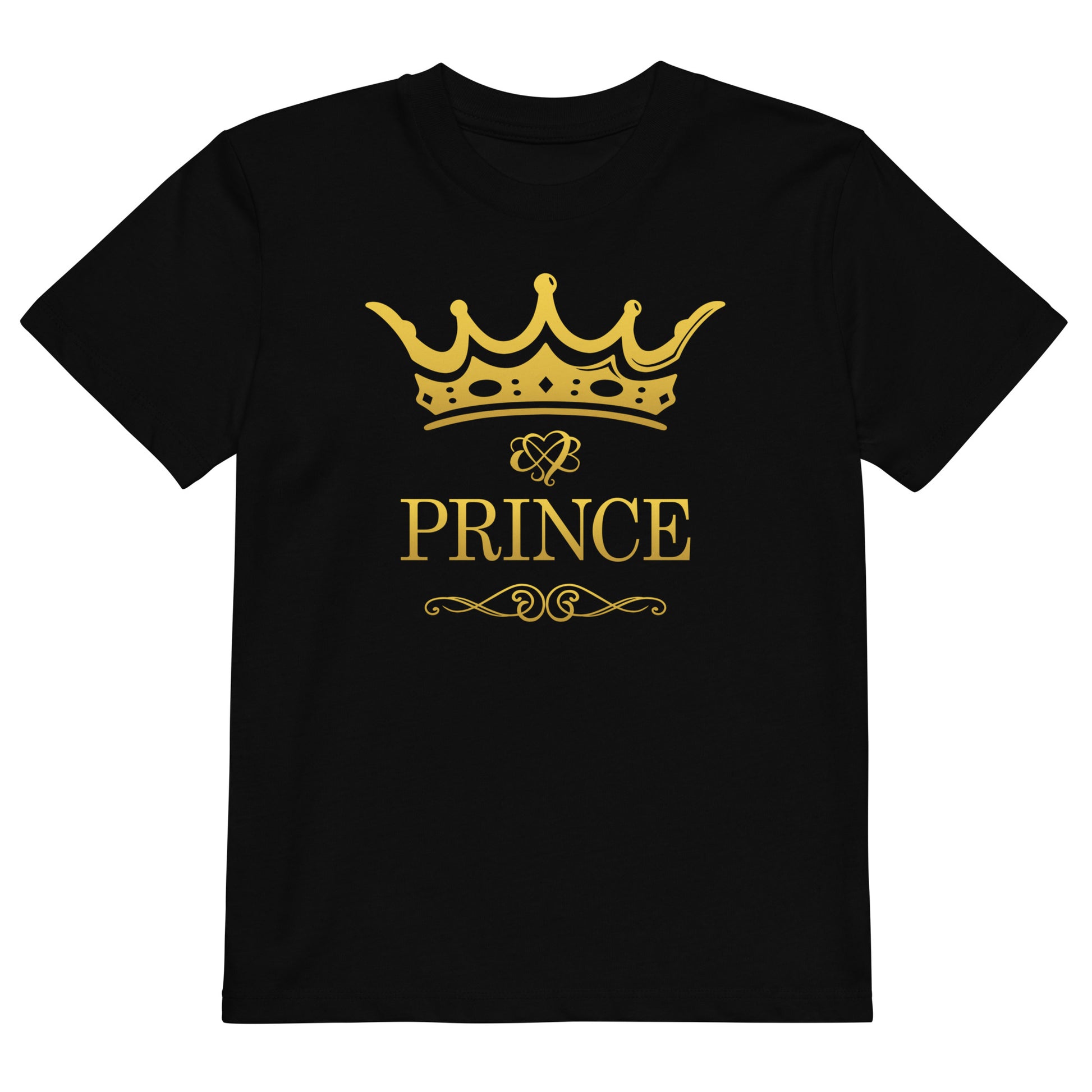camiseta infantil prince en color negro
