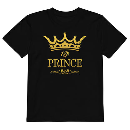 camiseta infantil prince en color negro