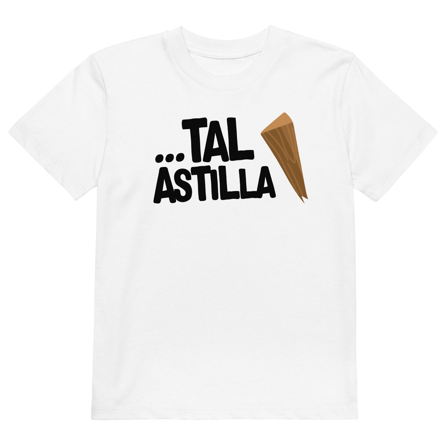 camiseta infantil tal astilla en color blanco