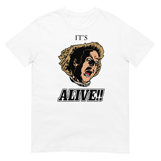 camiseta its alive el jovencito frankenstein blanca