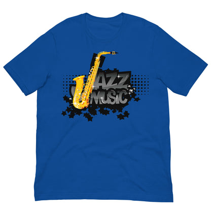 camiseta jazz azul royal