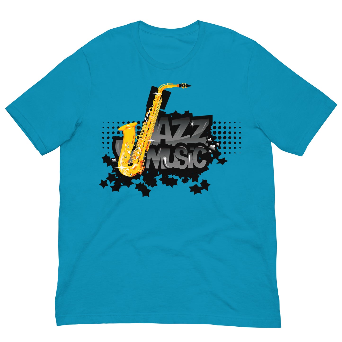 camiseta jazz azul