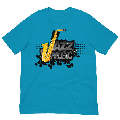 camiseta jazz azul