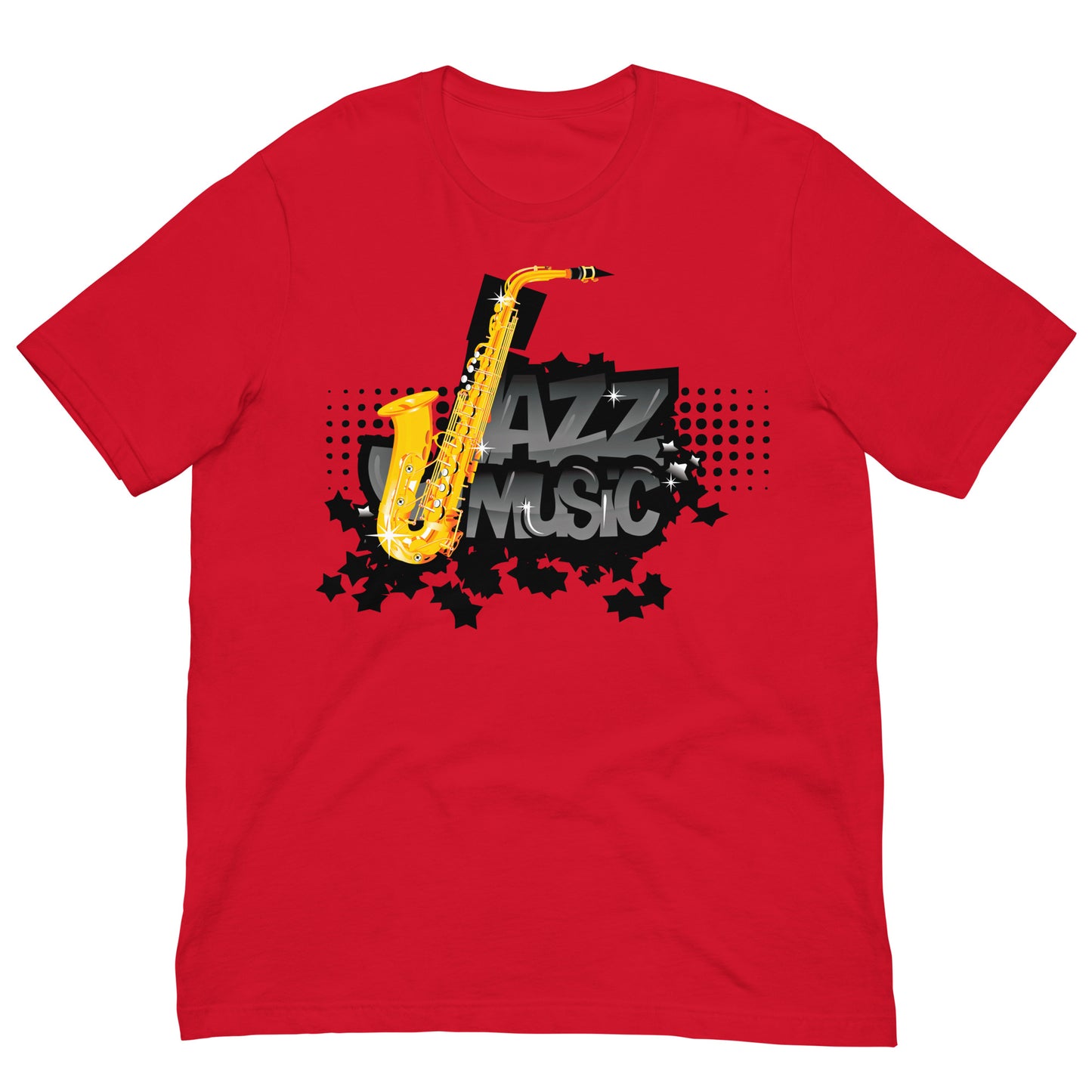 camiseta jazz roja