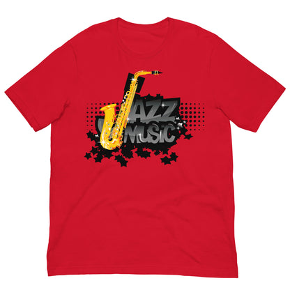 camiseta jazz roja