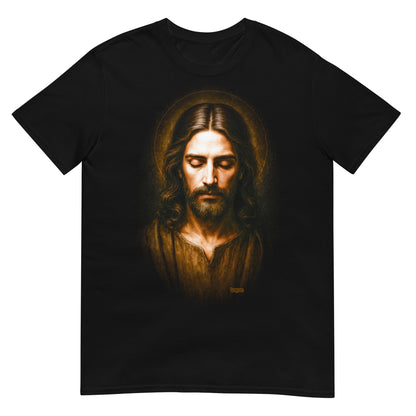 camiseta jesus redencion y silencio en color negro
