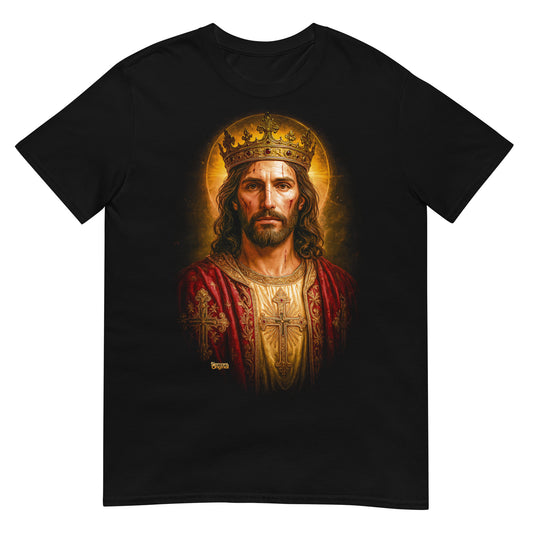 camiseta jesus rey de reyes en color negro