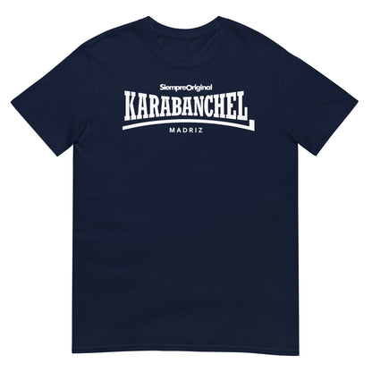 camiseta karabanchel madrid azul marino