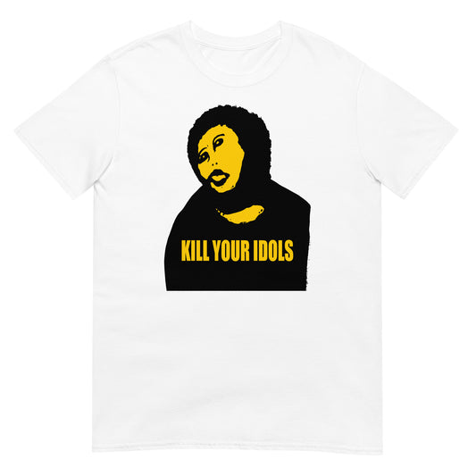 camiseta kill your idols ecce homo de borja en color blanco
