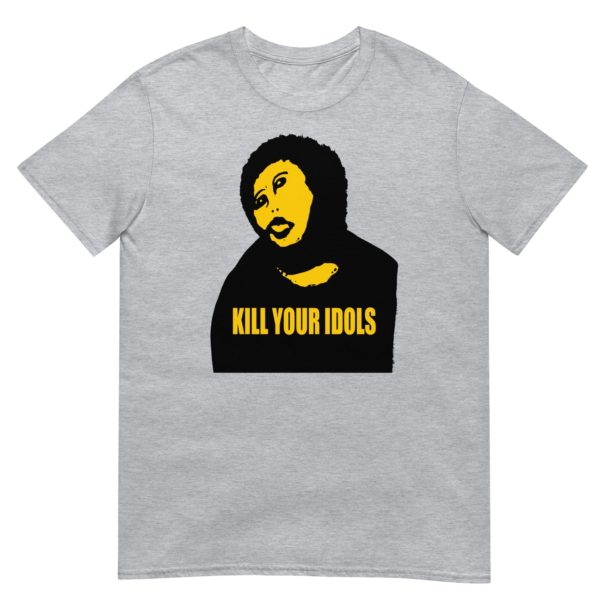 camiseta kill your idols ecce homo de borja en color gris