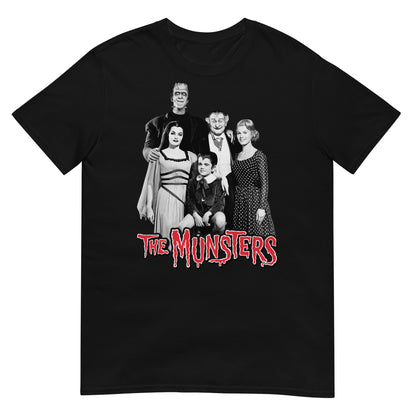 camiseta la familia monster en color negro