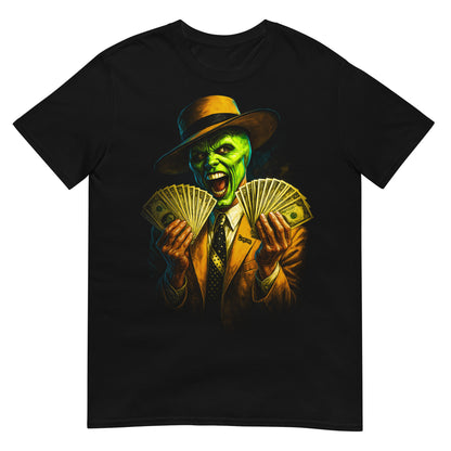 camiseta la mascara dinero negra