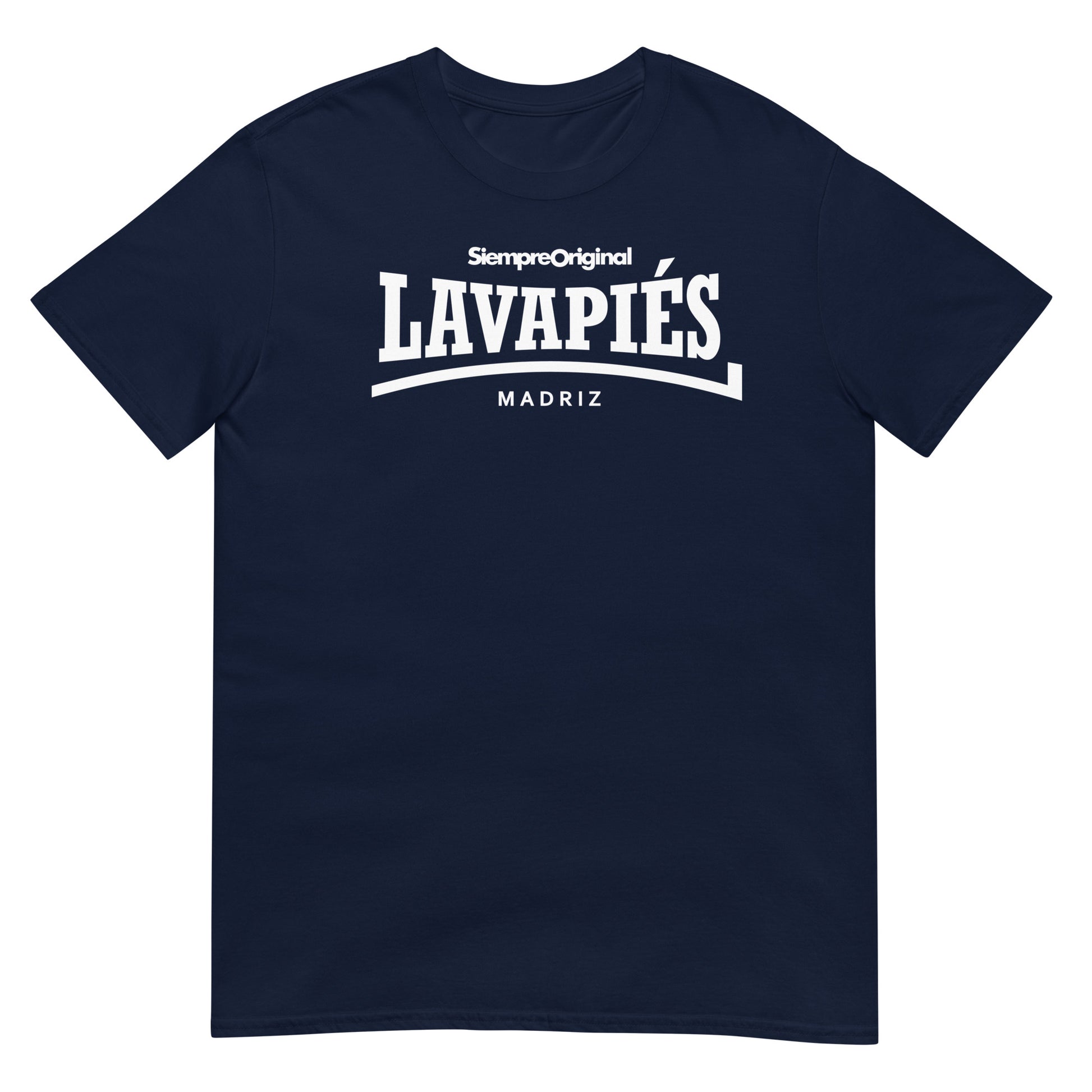 camiseta lavapies madrid azul marino