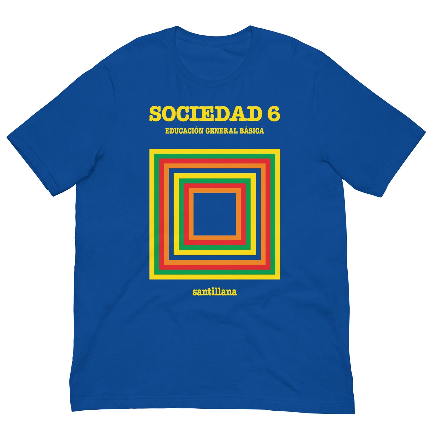 camiseta libro sociales egb azul royal