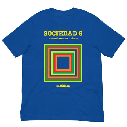 camiseta libro sociales egb azul royal