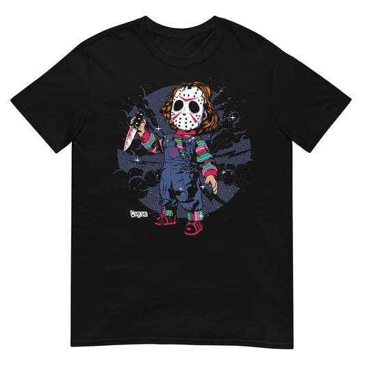 camiseta lil psycho chucky jason voorhees siempre original urban en color negro