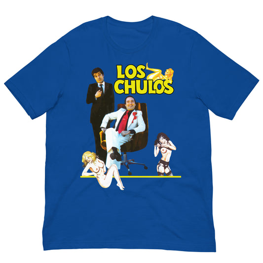 Camiseta azul royal Los Chulos de Pajares y Esteso