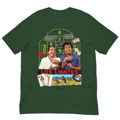 camiseta los liantes andres pajares fernando esteso en color verde botella
