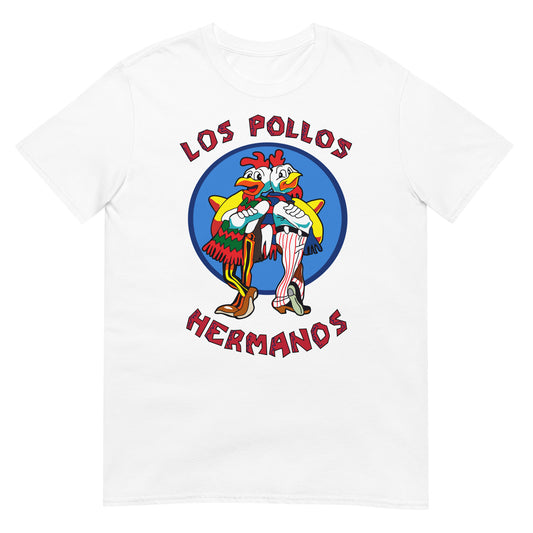 camiseta los pollos hermanos breaking bad en color blanco