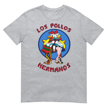 camiseta los pollos hermanos breaking bad en color gris