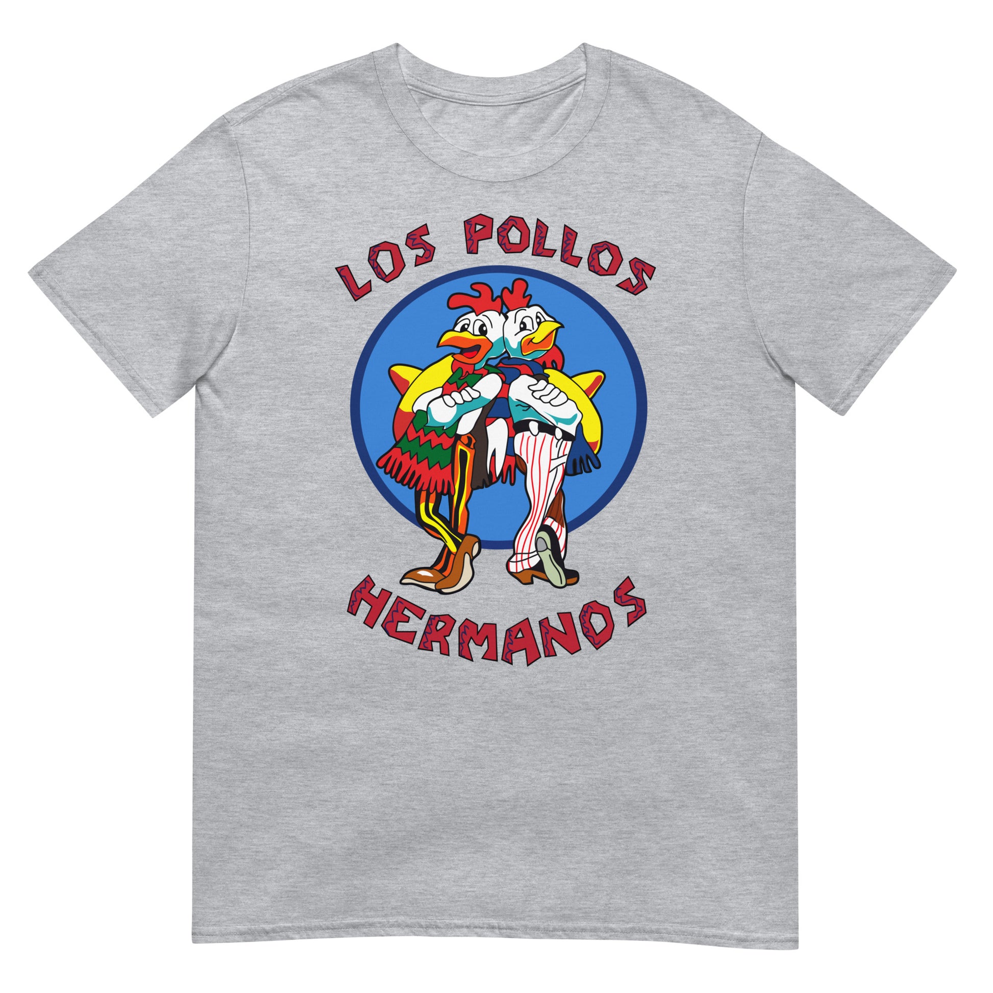 camiseta los pollos hermanos gris