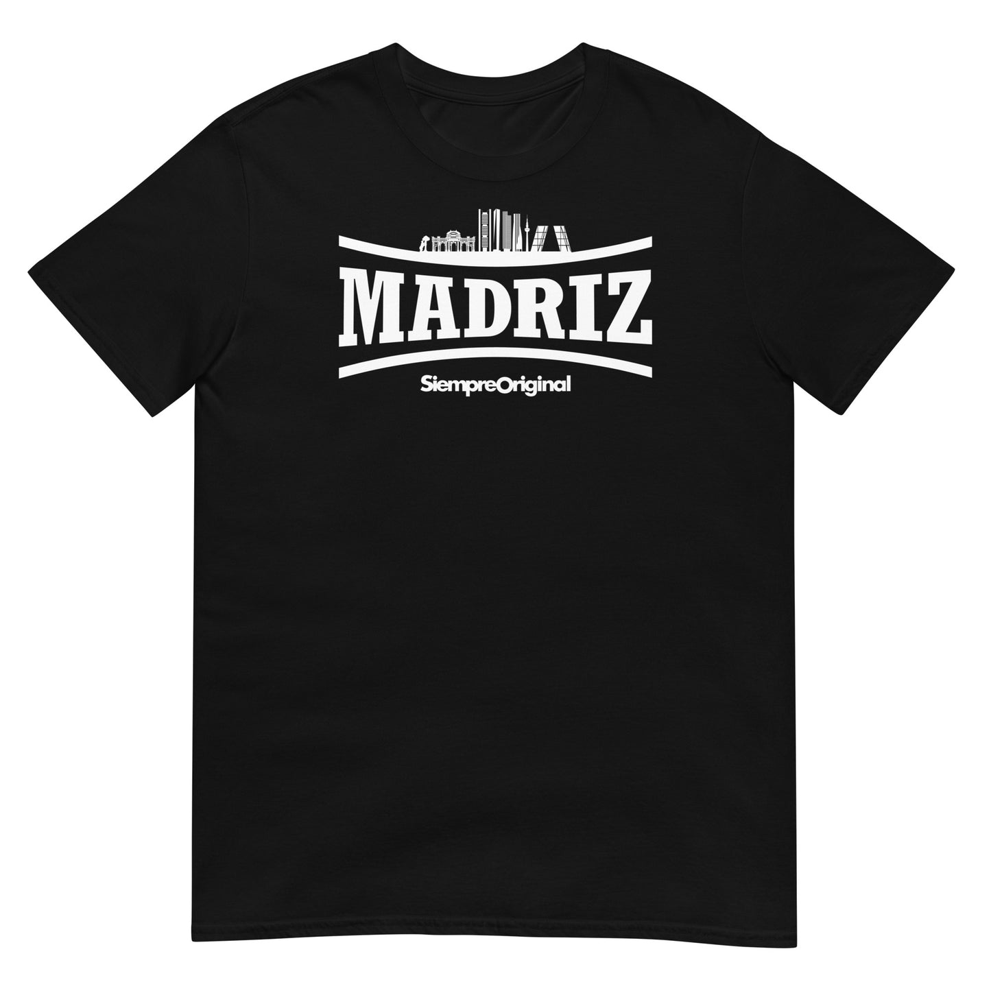 camiseta madrid skyline negra