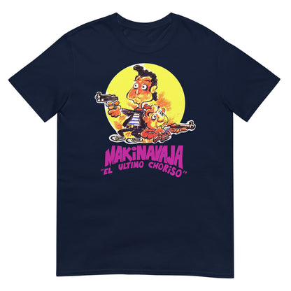 Camiseta azul marino de Makinavaja El último choriso