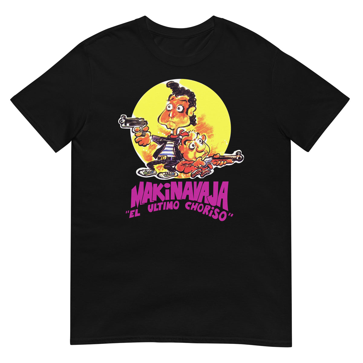Camiseta negra de Makinavaja El último choriso